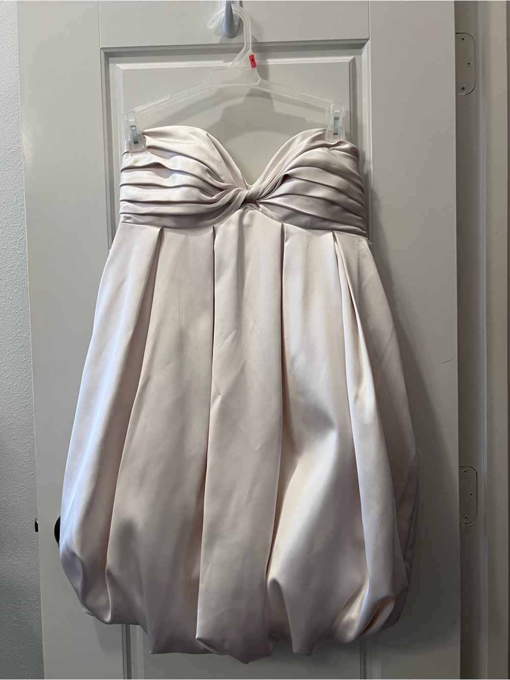 Ronny Kobo Collection Ivory Satin Lined Short Dress size 2